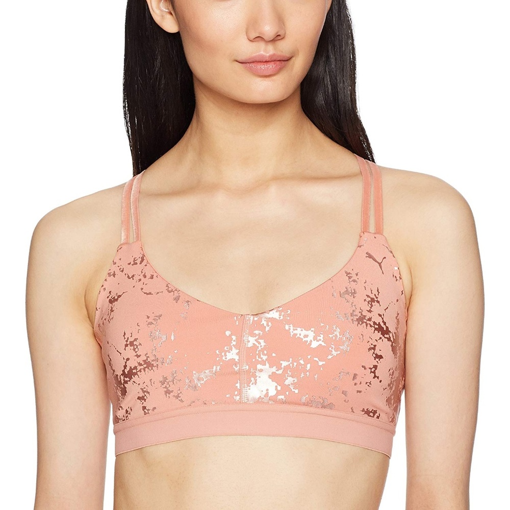 EUC PUMA Yogini Lux Premium Strappy Bra, Medium